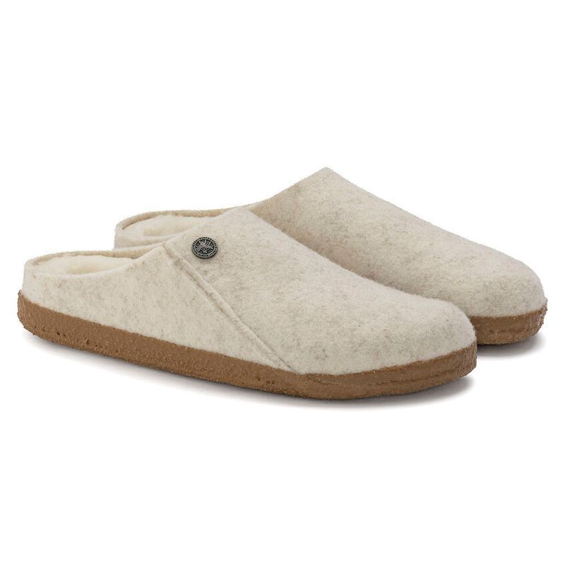 Birkenstock Zermatt Shearling FE Ecru ull smal
