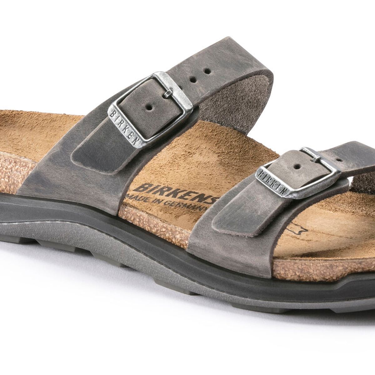 Birkenstock Sierra CT Cross Track Iron oljet skinn smal