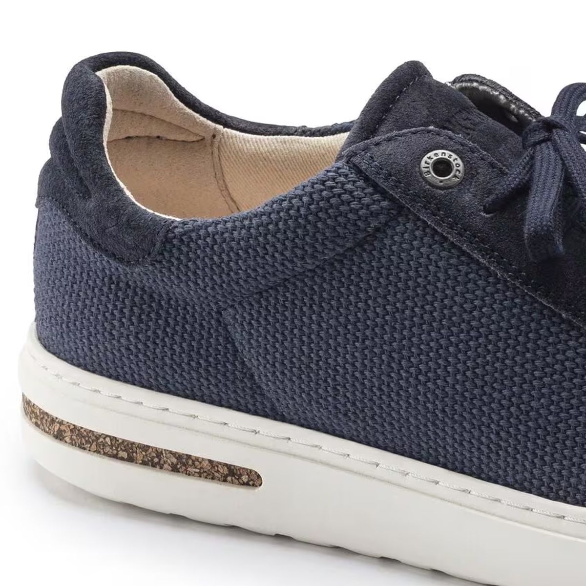 Birkenstock Bend low midnight blå semsket skinn/canvas sko