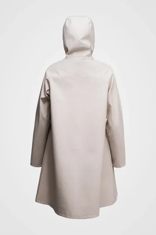 Stutterheim Mosebacke regnjakke sand dame