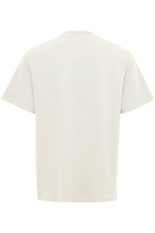 Solid T-shirt Danten bomull natur