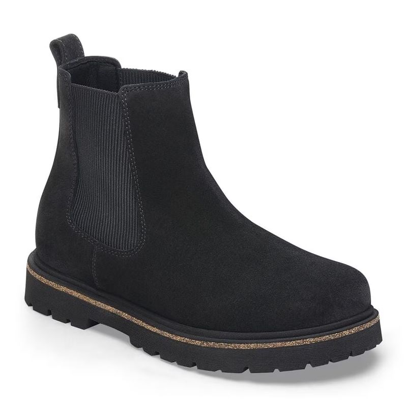 Birkenstock Highwood Slip on Mid Herre semsket skinn svart normal