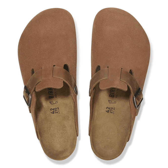 Hovedbilde Birkenstock Boston cognac mixed skinn normal