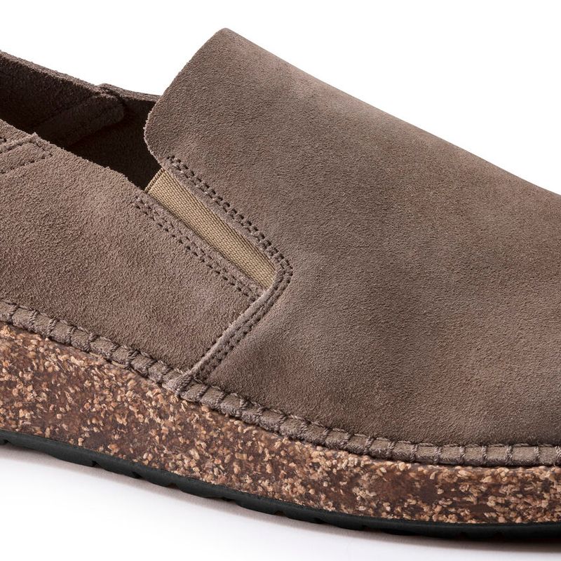 Birkenstock Callan Gray taupe semsket skinn normal