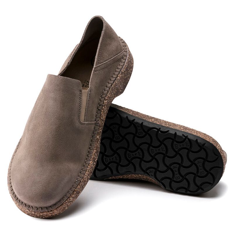 Birkenstock Callan Gray taupe semsket skinn normal
