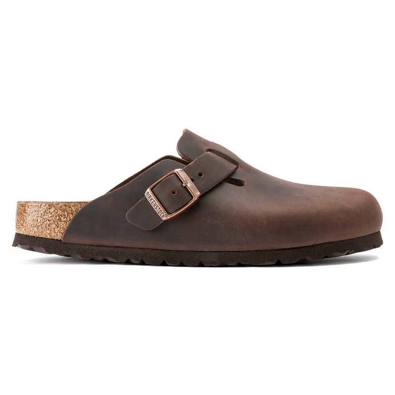 Birkenstock Boston Habana oljet skinn normal