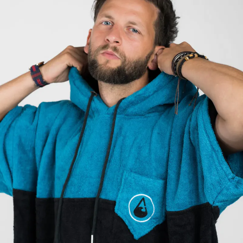 Poncho Håndkle Uno Blå XL