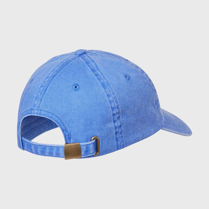 MJM Baseball Cap dyed cotton twill blå, one size
