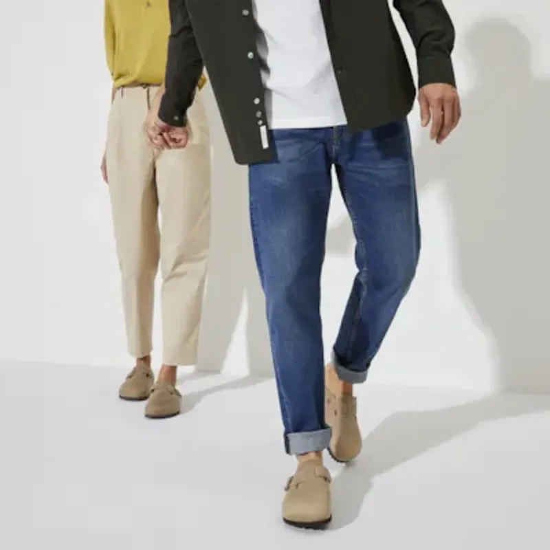 Birkenstock Boston Tabacco oljet skinn smal