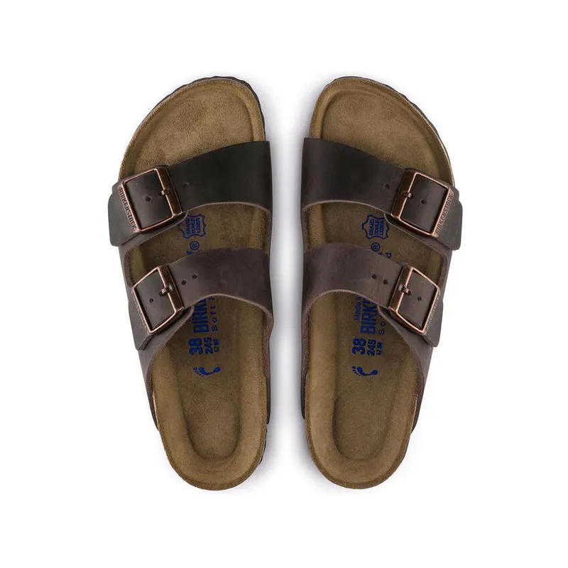 Birkenstock Arizona SFB Habana oljet skinn normal myk