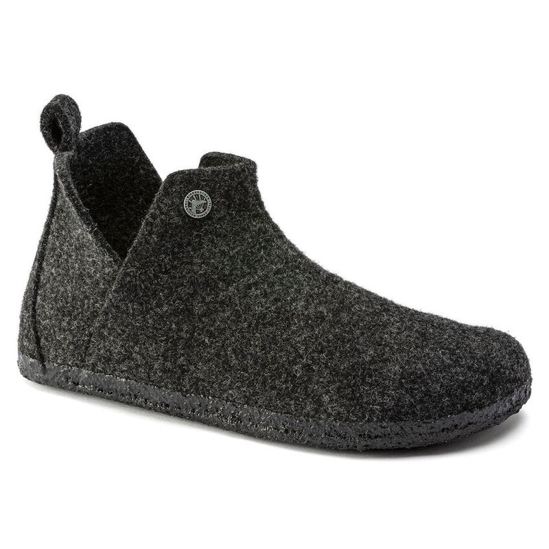 Birkenstock Andermatt Shearling anthracite ullfilt normal