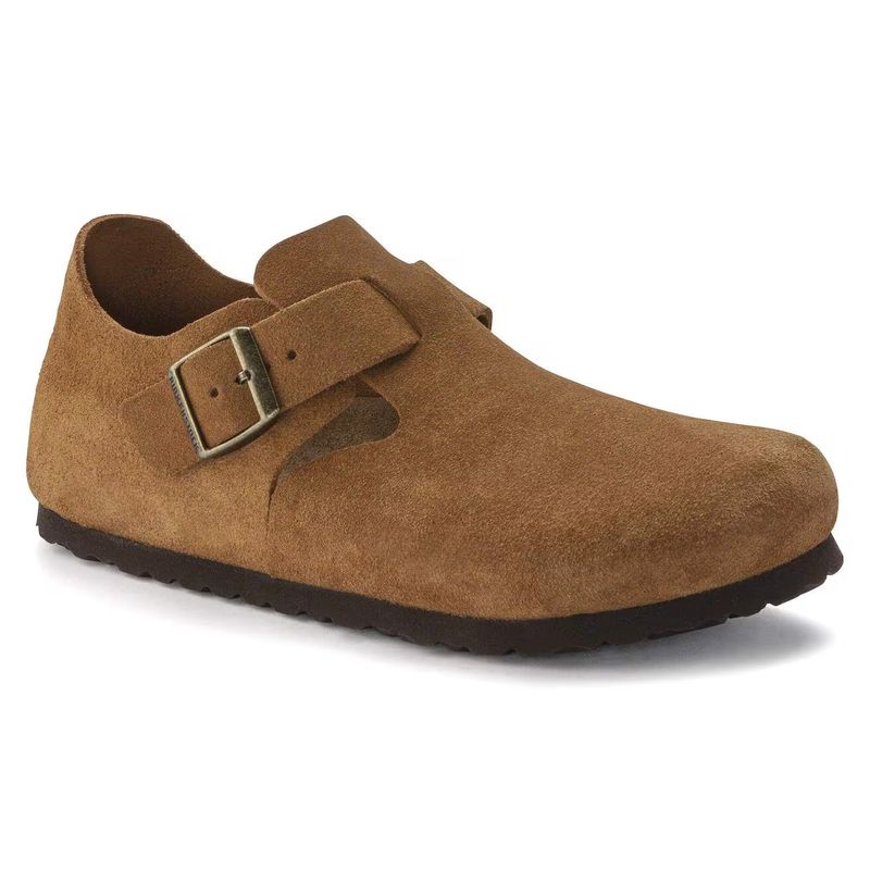 Birkenstock London Mink semsket skinn normal