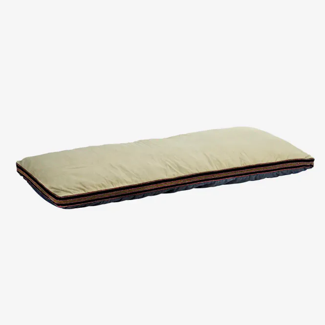 Hovedbilde Madam Stoltz Madrass bomull 60x140cm blå/sand